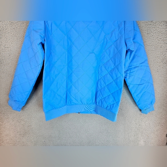 Magcomsen Jacket Womens Sz M Azure Blue Quilted Water Resist Outdoor - Picture 12 of 15